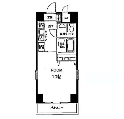 東京大学賃貸マンション・1K