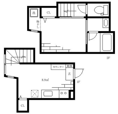 東京大学 アパート 1DK