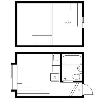 東京大学 アパート 1R