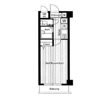 東京都文京区白山１丁目 賃貸マンション 1K