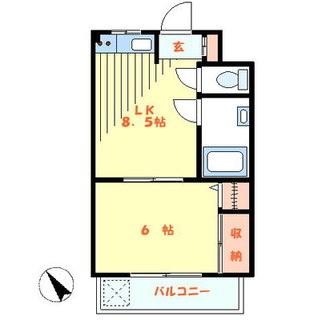 東京都台東区根岸１丁目 賃貸マンション 1LK